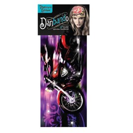 Capsmith Danbando Headband Head Wrap Bandanna Blue Pink Black White Motorcycle Chopper Biker with Rhinestones 4 Way Spandex Stretch Sweatband,Purple,One Size