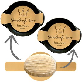 2 Silicone Bread Sling Dutch Oven Liner - Extra Thick Non-Stick Reusable Silicone Sourdough Bread Baking Mat with Long Handles-Sourdough Bread Baking Supplies for Easy Dough Transfer (SourdoughQueen)