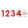 Numbers Arabic Sticker - Primary 0-9 Digi Count Label Decorative
