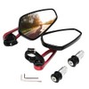 DREAMIZER Universal Motorcycle Side Mirrors 7/8" 22mm Handlebar End Mirrors