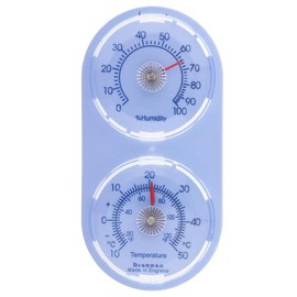 Twin Dial Thermometer Hygrometer To Measure Temperature and Humidity Levels