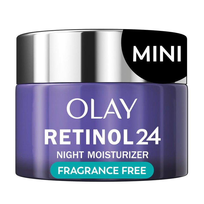 Olay New Regenerist Retinol 24 Peptide Night Face Moisturizer, Fragrance-Free,