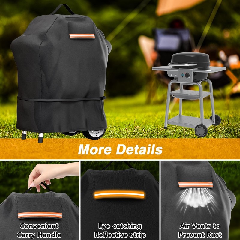 EVRBUL Grill Cover Compatible with Char-Broil Patio Bistro PRO, Waterproof