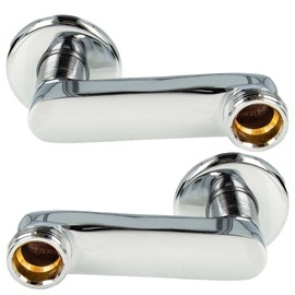 tecuro S-Connector Offset by 80 mm for Wall Fittings Set of 2