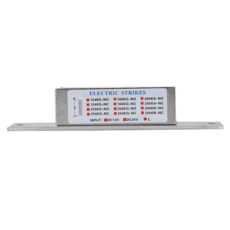 Electric Strike Door Lock, DC12V Narrow-Type Access Lock for Access