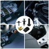 Fsaklaskdy 100 Pcs Karosserieschrauben, Blechmutter Schraube Mutter Clip Kit, Schraube