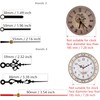 TIKROUND Youngtown 12888 Movement for Clock Repair Replacement 13.5mm (17/32