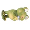 Garden Patio Fence Solar Lights Scare Frog Resin Decorative Ornaments