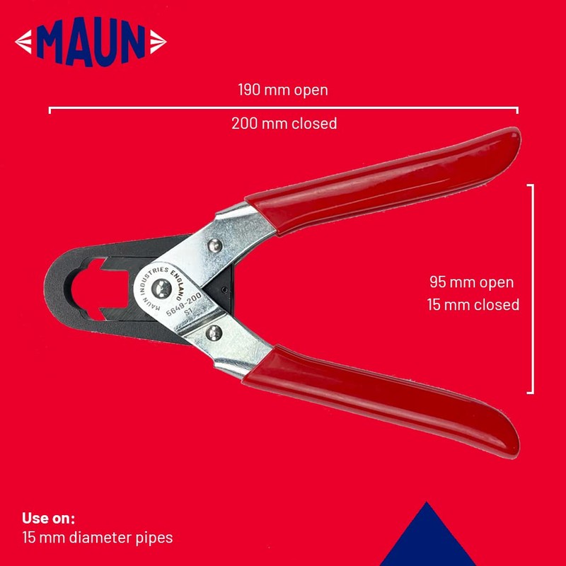 Maun 5649-200 Olive Cutter Plier Type Tool 15 mm |