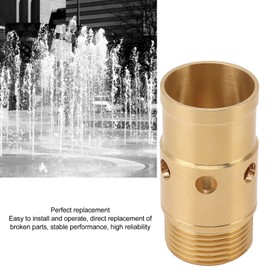 Culnflun Fountain Nozzle, Brass Fountain Nozzle, Premium Wear-resistant Brass Nozzle for Garden Pond Fountain
