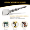 flintronic Chisel SDS Plus,165mm*75mm, Widening Series Chisels,Cracking Chisel Bent Tile