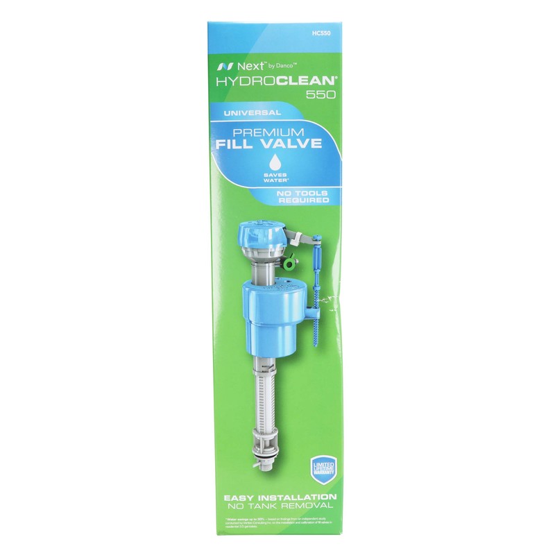 Next by Danco HC550 HydroClean Water-saving Toilet Fill Valve, 10-1/2"