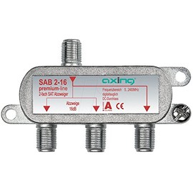 Axing BAB 2-16 2-Way SAT Tap with 16 dB Tap Loss 5-2400 MHz