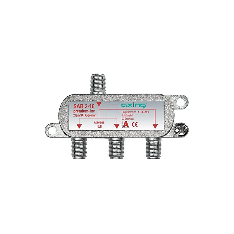Axing BAB 2-16 2-Way SAT Tap with 16 dB Tap