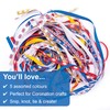 Baker Ross CN141 Red White and Blue Ribbon Value Pack
