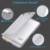 Rimilak Plastic Clipboard with Storage, 8.5 x 11 High Capacity