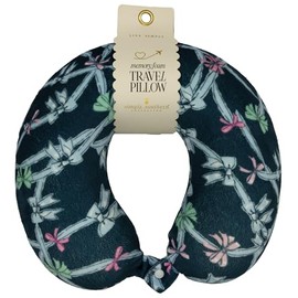 Simply Southern Memory Foam Travel Neck Pillow (Ribbon Blue)