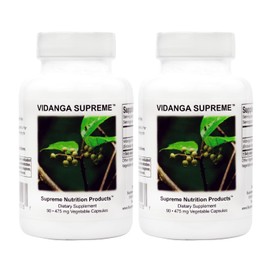 Supreme Nutrition Vidanga Supreme, 90 Pure Vidanga Vegetarian Capsules (Pack of 2)