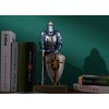 HDMbigmi King's Guard Knight with Shield Desktop Accessories Statue Medieval