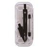 Kutsuwa CP229 Compass with Sharpener, Black