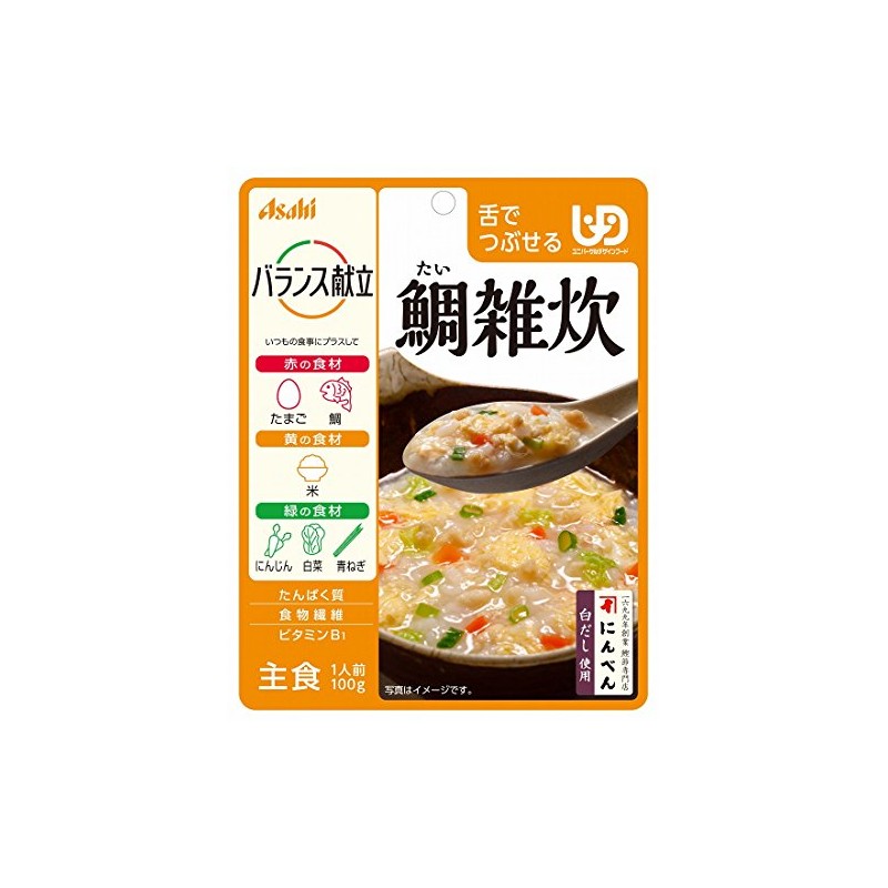 Wakodo Balanced Menu Sea Bream Porridge 3.5 oz (100 g)
