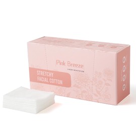 Stretchable Premium Cotton Pads, 100 Count (Pack of 1) Cotton Pads for Face, Nature Plant Fiber Makeup Remover Pads, Soft & Non-Irritating for Most Skin Types