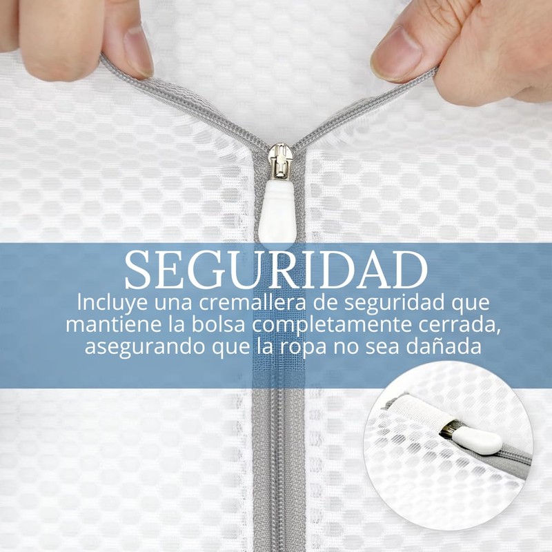 Set of 3 Thick Mesh Laundry Bags