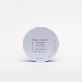 BibimCos Eye Contour Mask, Anti-Ageing Eye Mask with Bakuchiol and Niacinamide, Brightening and Moisturising, Suitable for All Skin Types, Vegan, 30 Pairs