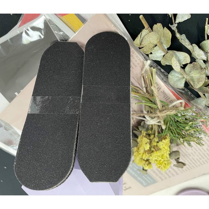 100 Pieces Foot File Refills Sandpaper Replacement Pedicure Files Refill