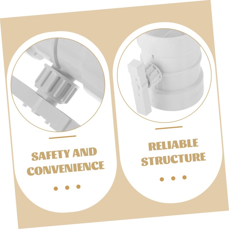 BESPORTBLE Control Valve Pp Plastic Manual Air Duct Damper for