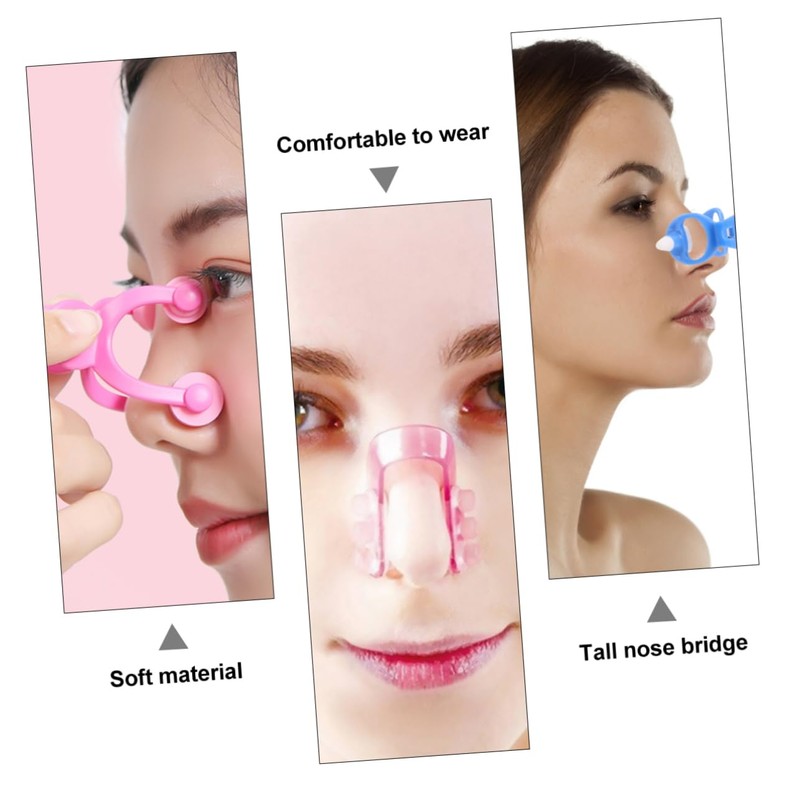 Healeved Nose Device 4pcs Nose Clips Rhinoplasty Corrector Lifter Face