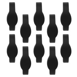 10pcs 125Khz RFID Wristband Silicone Bracelet IP68 Waterproof ID Card for Swimming Pool Sauna RoomBlack