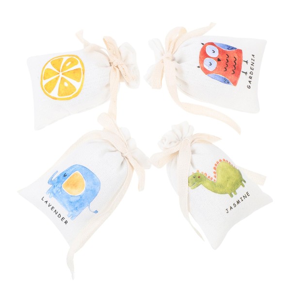 ULTECHNOVO 4pcs Lavender Scented Sachets Vehicle Hanging Bags for Car