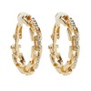 Clip On Hoop Earrings - Gold Plated Small Hoops With