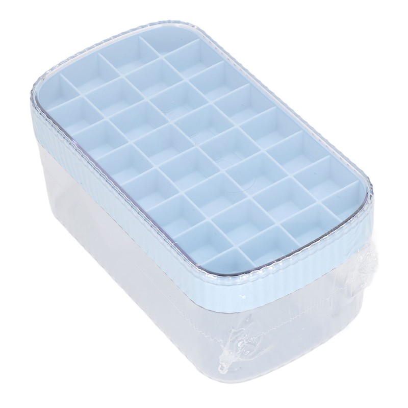 Ice Tray Stackable Large Capacity Household Summer Silicone Blue Ice
