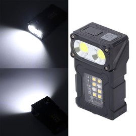 Greensen Wiederaufladbare COB-Taschenlampe mit Magnetfuß, Drehbar Zur Reparatur, USB-Aufladung, Tolle Farbwiedergabe, COB-Taschenlampe, COB-Taschenlampe, COB-Lampe