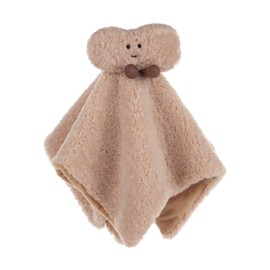 Apricot Lamb Fresh Peanut Cute Comforter Soft Loveys for Baby Boy and Girl, Security Blanket for Babies, Infant and Toddlers, Brown Food 14 * 14 Inches