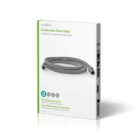 Nedis Outlet Hose for Tumble Dryer, 1.5m Length, 8mm to 10mm Straight Connection