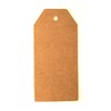 LWR CRAFTS 100 Hang Tags with Jute Twines 100ft (Kraft, 3 3/4" x 1 3/4")