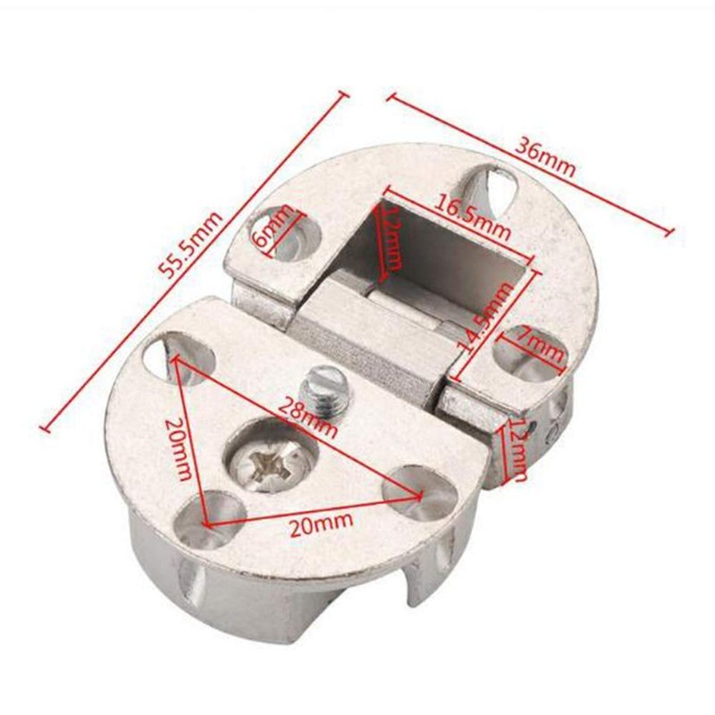 90 Degree Furniture Adjustable Hidden Folding Hinges, Self-Supporting Special Table