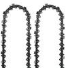 Opuladuo 2PC 20 Inch Chainsaw Chain for Remington RM4618 RM4620,