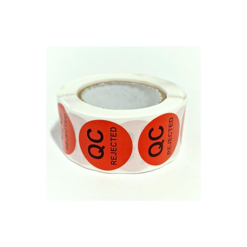 MajorCrafts 500 Labels per roll 2.5cm 1" QC Quality Control