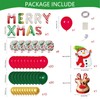Christmas Balloons, Pack of 63 Christmas Balloons, Garland, Colourful Merry