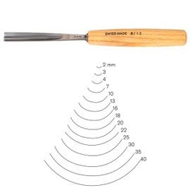 Pfeil Carving Tool, Gouge, Straight, Sweep 8/25 mm DT700855 by tyzacktools