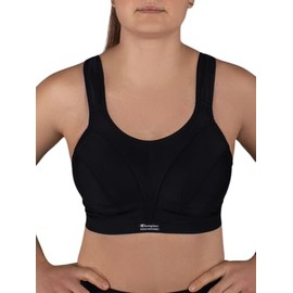 Champion Damen Sa Sn109 D+max Bra Sport-BH, Schwarz, 38DD