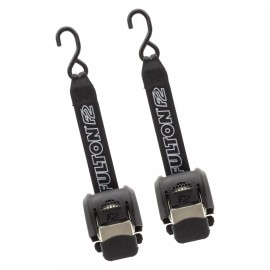 FULTON F2 Boat Transom Tie Down Straps 2500 lb 2" W x 43" L Pack of 2    2062000