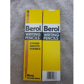 Berol 24 New Berol Ensign Writing Pencils #2 Erasable Medium Soft Made in USA Vintage
