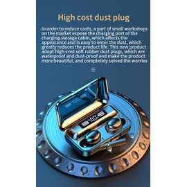 True Wireless Earbuds, 2024 Bluetooth Headphones 5.3 Earbuds, Waterproof Touch Control Ear Buds in-Ear Built-in Mic, with LED Power Display, IP7 Waterproof Earphones Sport Headset - Model 4