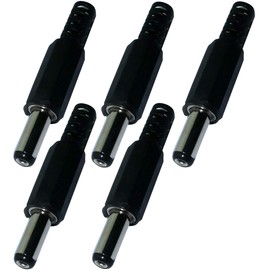 Aerzetix: 5 x DC Power Connector 2.1 5.5 mm Jack