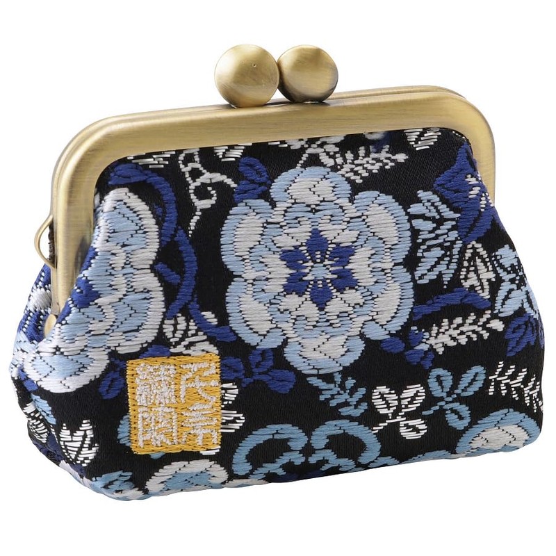 Senitoshuin Nishijin Textile Brocade Wallet/Coin Purse with 2.5 Inch Gusset